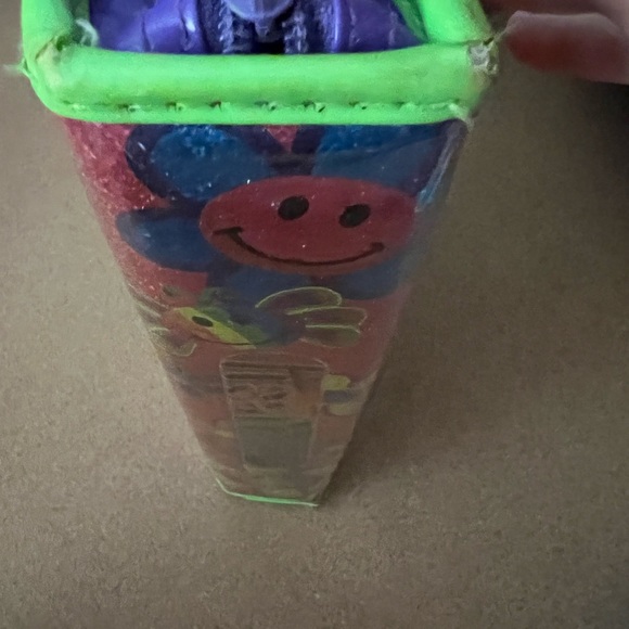 RARE HTF Lisa Frank smiley binder shiny - Picture 3 of 6